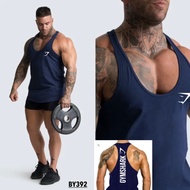 { COD AVAILABLE } SHARK SINGLET gym fitness men's fashion t-shirt lekbong shirt