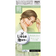 KAO Liese Bubble Color Citron Ash 108ML (Quasi-drug) Hair Color for Black Hair Black hair coloring 黑发的发色 黑头发的染色