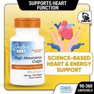 Doctor's Best, High Absorption CoQ10 With BioPerine, Support Heart & Energy, Vegetarian, Gluten Free