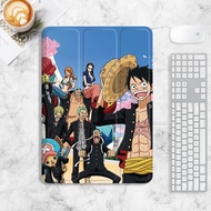 One Piece luffy case iPad air4/5/6/7 mini4/5/6/7 case iPad 2024 pro11 pro12.9 pro13 10.2 gen7/8/9 ge