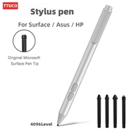 Stylus Pen For Microsoft Surface Pro3/4/5/6/7/8 Pro X Book Laptop Go1/2/3 Asus HP Tablet 4096 Level Pencil