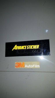 sticker cutting logo kaca film mobil 3M
