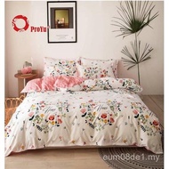 ProYu Cadar 7  In 1 Set COMFORTER TEBAL Dan CADAR FITTED Premium Quality 2100TC&1200TC Bedding Bedsh