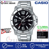 ⭐ JAM TANGAN PRIA ELEGAN | CASIO MTP-VD01D-1BVUDF - JAM TANGAN PRIA - TALI STAINLESS - MTPVD01D | DE