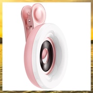 C3(HARB) LED Phone Lens Selfie Ring Light Mobile Phone Fill Light HD Macro Dimmable Lamp Beauty Ring