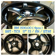Alloy Rim Wheel 17" SGT-TC3  7J / ET38 / 4H 100 / 4H 114.3 1pc