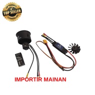 Part rc plane XFLY 50mm ducted fan brushless motor 2627 kv4600 ESC 40A pulsar 3-axis gyro V2