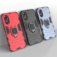 OPPO A78 A58 A17 A17K Magnetic Holder Back Cover OPPO Reno 8Z 8 Pro TPU + PC Armor Full Protection S