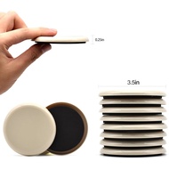 Furniture Sliders, 8 Pcs 3 1/2'' Furniture Sliders Pads for Hardwood Floors, Chair Legs Floors Prote