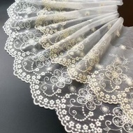 36 inch long sunflower lace DIY accessory, width 8.66 inches