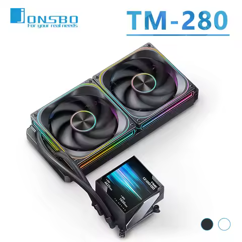 Jonsbo TM-280 Water-cooled Radiator Aluminum Panel Magnetic Suction Cooling Head Cover With Screen A