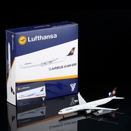 YY Wings 1/400 Hensa Airlines A340-600 Metal Airplane Model D-AIHZ