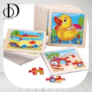 OD PUZZLE JIGSAW WOODEN CUBE CHILDREN'S PUZZLE 9 PIECES CUTE PUZZLE EASY PUZZLE FOR CHILDREN EASY PU