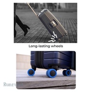 RUNNY 4 8pcs Silicone Luggage Wheel Protectors for Quieter Journeys Suitcase Accessory