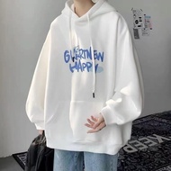 Chubby Meiyi S-4XL Plus Size Women's Printed Top Preppy Style Hooded T-Shirt Sweatshirt Jacket Lazy 