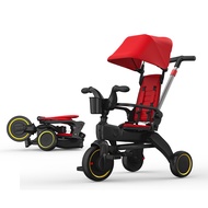 จักรยานเด็ก Tc15 รถเข็น 3 ล้อขนาดเล็กที่สุดของ World 5 In 1 เด็กสามล้อรถเข็น