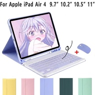 For iPad 9.7 10.2 10.9 5th 6th 7th 8th Keyboard Mouse Case For iPad Air 1 2 3 4 Pro 9.7 10.5 Cover