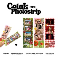 HP Cute 3x9 cm Mini Photostrip Printing for Aesthetic Gifts for Back One Sidehp IP392