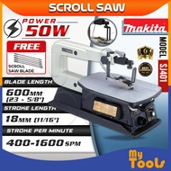 Makita SJ401 50W 16' Scroll Saw Machine + 6 Makita Scroll Saw Blade + 12 Months Warranty