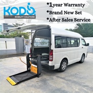 KODO Real Wheelchair Lift for Toyota HIACE, Hydraulic Wheelchair Lifting System for OKU Van