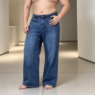 baggy jeans LELAKI strachable Jeans viral young fashion trendy jeans lelaki