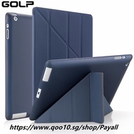 for Apple ipad 2 3 4 Case, GOLP Cover for New ipad 2, flip case for ipad 4, Smart cover for ipad 3,