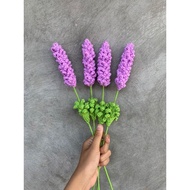 Lavender Crochet flower Lavender Crochet flower (PER STEM)