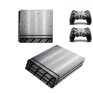 Cool Colors Series Vinyl Skin Sticker Protector For Sony Playstation 4 Pro Console+2PCS Controller S