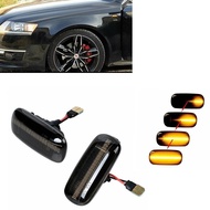 For Audi A3 S3 8P A4 S4 RS4 B6 B7 A6 S6 RS6 C6 2005-2008 Fender Indicator Lamp Bulb LED Dynamic Side