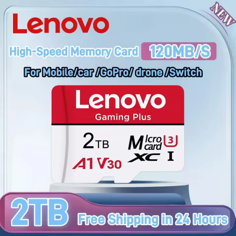 Lenovo SD Memory Card 2TB 1TB Class 10 High Speed Micro SD Card 1TB 512GB For Nintendo Switch PC Sma