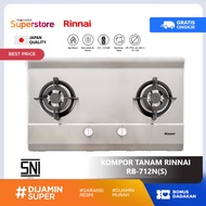 Rinnai Kompor Tanam 2 Tungku Simplicity - RB712N S | RB-712N S