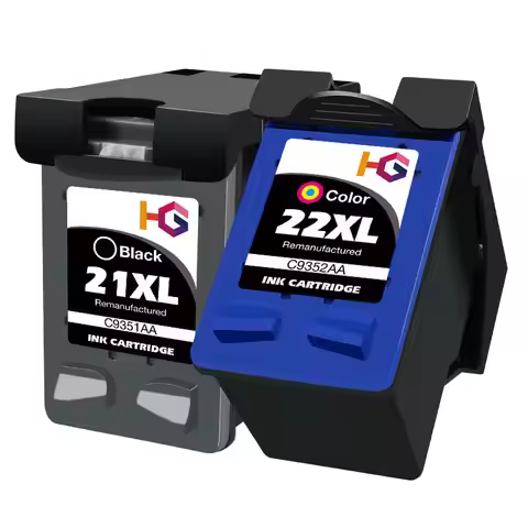 Replacement Ink Cartridge For HP 21 22 For HP21 XL Deskjet F2180 F2200 F2280 F4180 F300 F380 380 D23