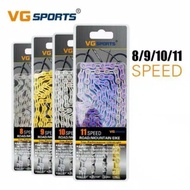 Vg sports chain 9 speed silver half hollow chain sports