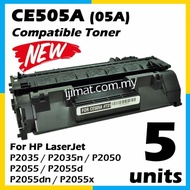 5x Compatible Toner CE505A CE 505A HP05A HP Laserjet 05A P2035 P2035n P2050 P2055 P2055d P2055dn P20