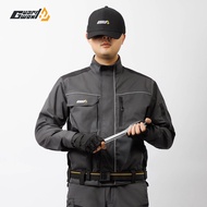 Queen Gua Climber Men's Workwear Stretch Jacket Jacket with Hanging Bag Workwear Construction Site C