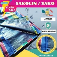 LAMINATED SAKOLIN 20FT x 40FT MEGA STRIPE RAINBOW SAKO Waterproof Truck Cover/ Lona / Trapal