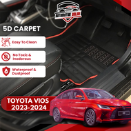 Toyota Vios 2023-2024 5D Carpet Car Mat Floor Mat OEM Karpet Car Floormat