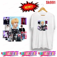 !! KPOP T-SHIRT SEOKJIN JIN SK991 BYK COLOR FG JK SG JH JIN JM V UNISEX COMBED 30S