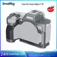 SmallRig a7 IV Case for Sony Alpha 7 IV Modular Cage w Hot Shoe Cover Mounting Adapter w Plate for Q