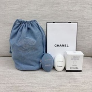 CHANEL BEAUTÉ 丹寧牛仔贈品水桶包手霜套裝