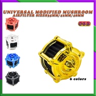 Universal Motorcycle modified air filter Mushroom Air Filter applicable size 35mm/42mm/48mm