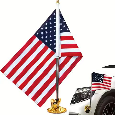 USA Suction Cup Flag Pole Mount Flagpole Holder Bracket Flag Pole Bracket United States Suction Cup 