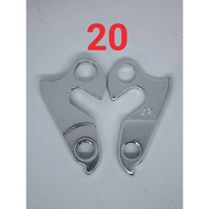 (Grade AAA Shipped From Thailand) dropout Bicycle rear hanger (dropout) Pedal Hook Size 20A