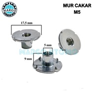 [10 pcs] Tee Nut M5 Short Claw Nut Screw Nut Bolt and Nut