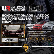 Ultra Racing Safety Bar City Gm6 Fit Jazz GK Rear Anti Roll Bar Rear Stabilizer Bar 19mm Car Suspens