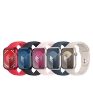 【Apple】Apple Watch Series 9 (GPS版) 45mm鋁金屬錶殼搭配運動型錶帶-S/M