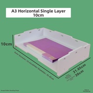 A3 Paper Size Document Organizer Desk Top Printer Storage Rack Office File Arrangement Multi-layer S