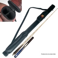 O'MIN OMIN 3/4 Pool Cue Bag  2 Piece Cue Tube - Black - Snooker Cue Case Tube Accessories Equipment