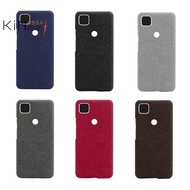 Phone Shell Cloth Pattern Leather Case Google Pixel Anti Drop Protective Cover Suitable for Google Pixel 4A