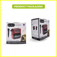 ◧ ❖ KUKU Rechargeable Solar AM/FM Bluetooth Radio with USB/SD/TF MP3 Player AM-019BTS